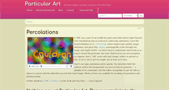 Desktop Screenshot of particularart.com